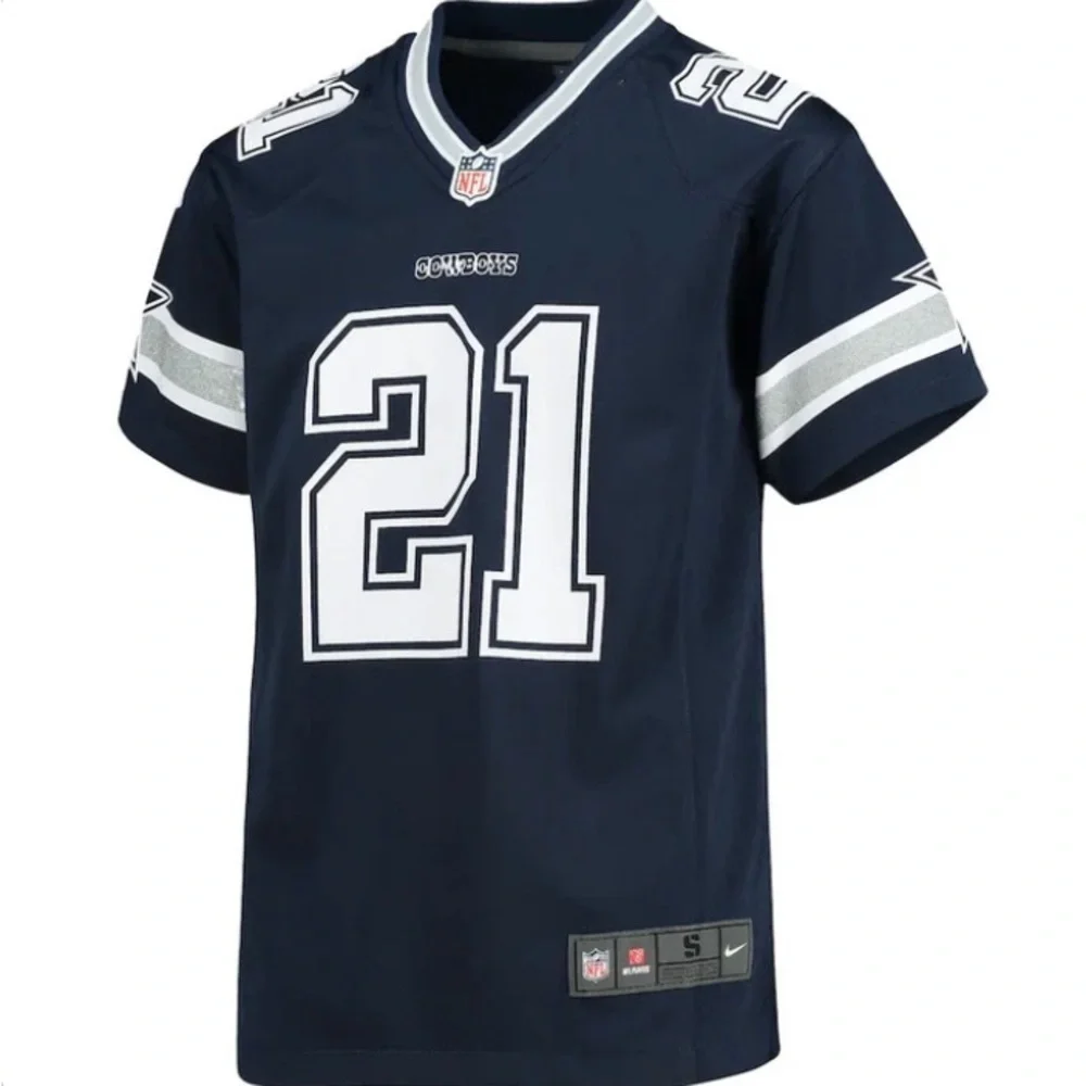 Dallas Cowboys Jersey Ezekiel Elliot EUC youth Large boys L NFL football​​​